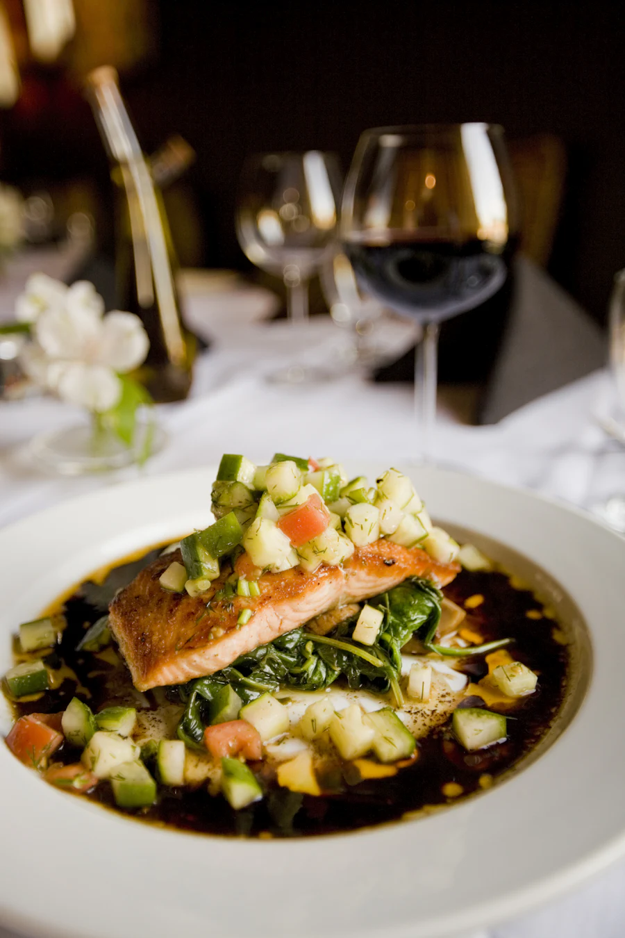 Salmon and Sweet Potato Bowl