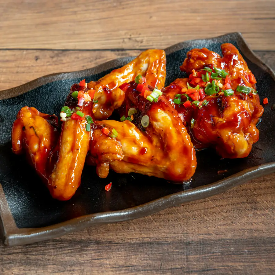 Glazed roast chicken drumsticks